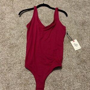 Sincerely Jules Deep Red Bodysuit